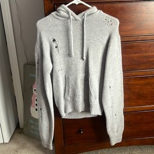 Helmut Lang distressed sweater